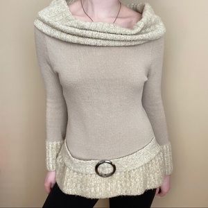 Creme Coloured Knit Sweater